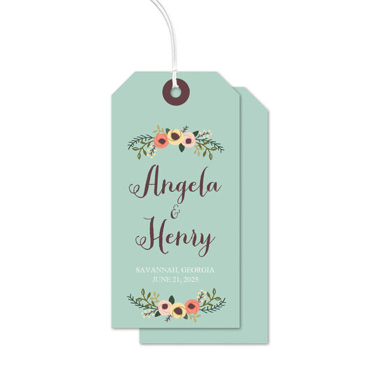 Botanical Bouquet Large Hanging Gift Tags